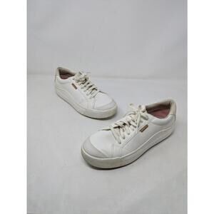 Dr. Scholls Time Off Go White Microfiber Casual Sneakers Women- Size 9.5M